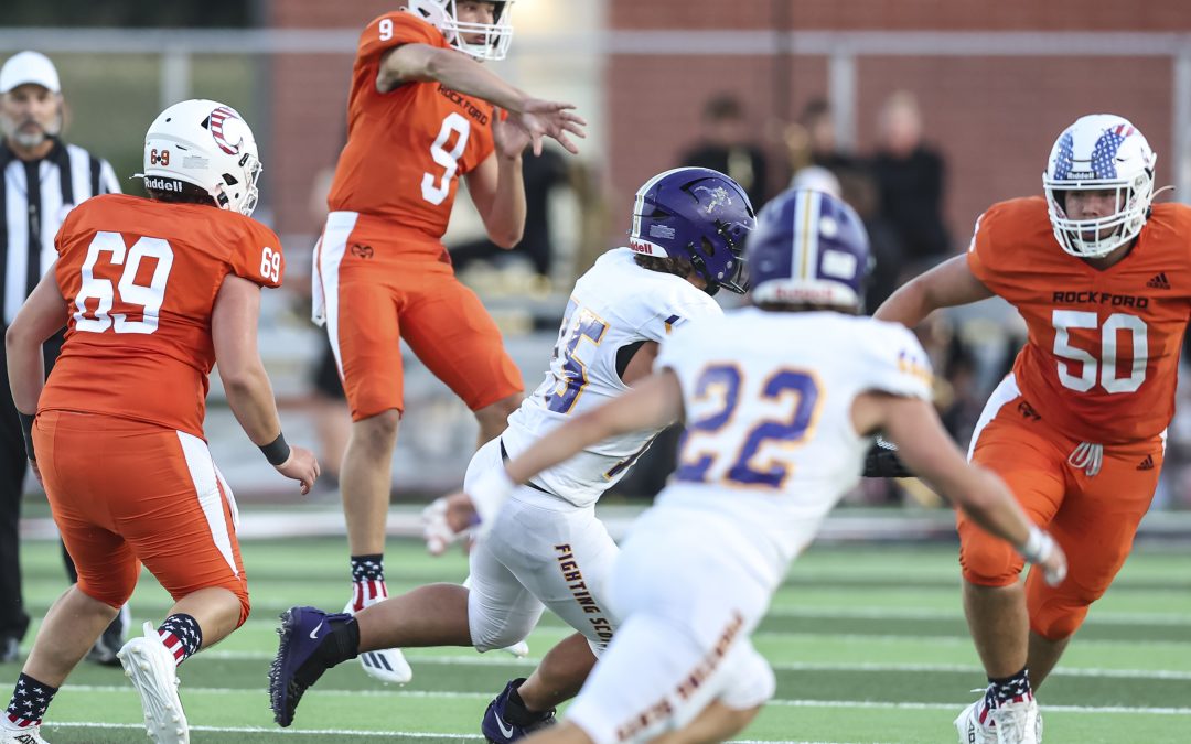 Rockford Crowd sees Rockford top Caledonia 42-16 Ok Red showdown