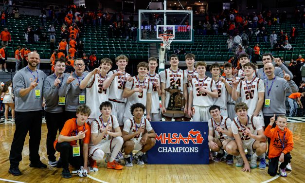 State Champs Rockford 54 East Lansing 50