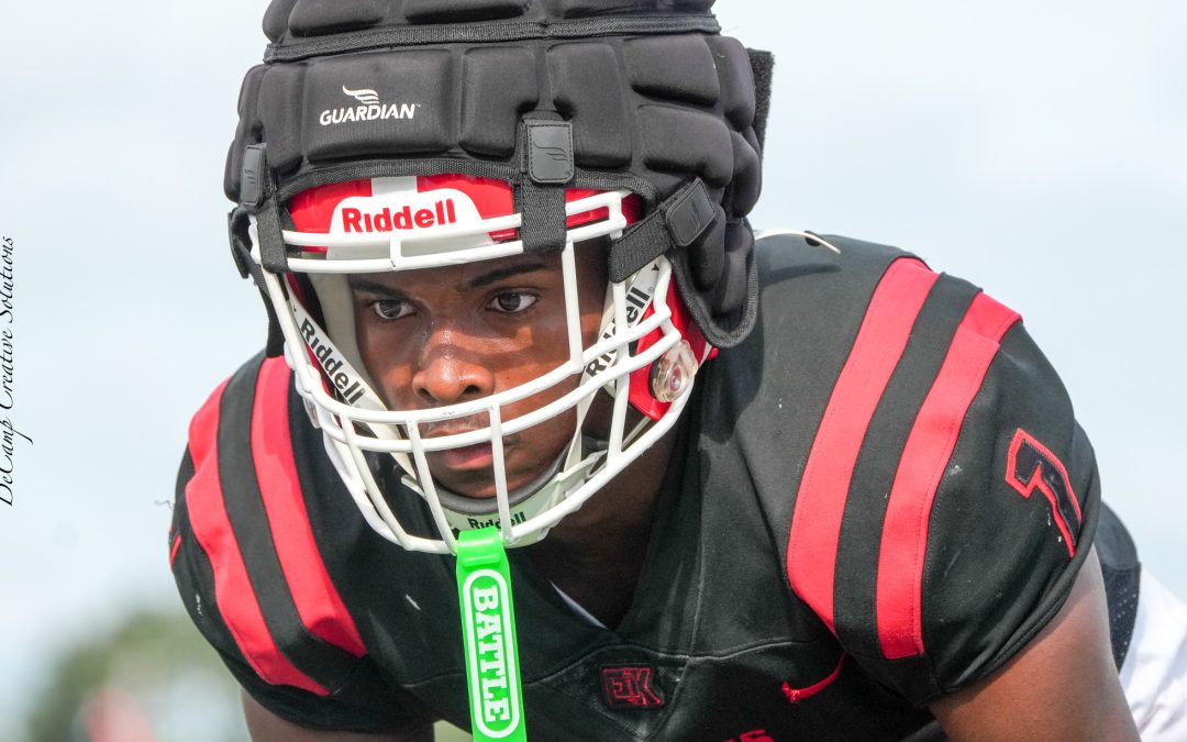 East Kentwood cornerback Kenneth Harris pushes forward despite recent loss of his mother