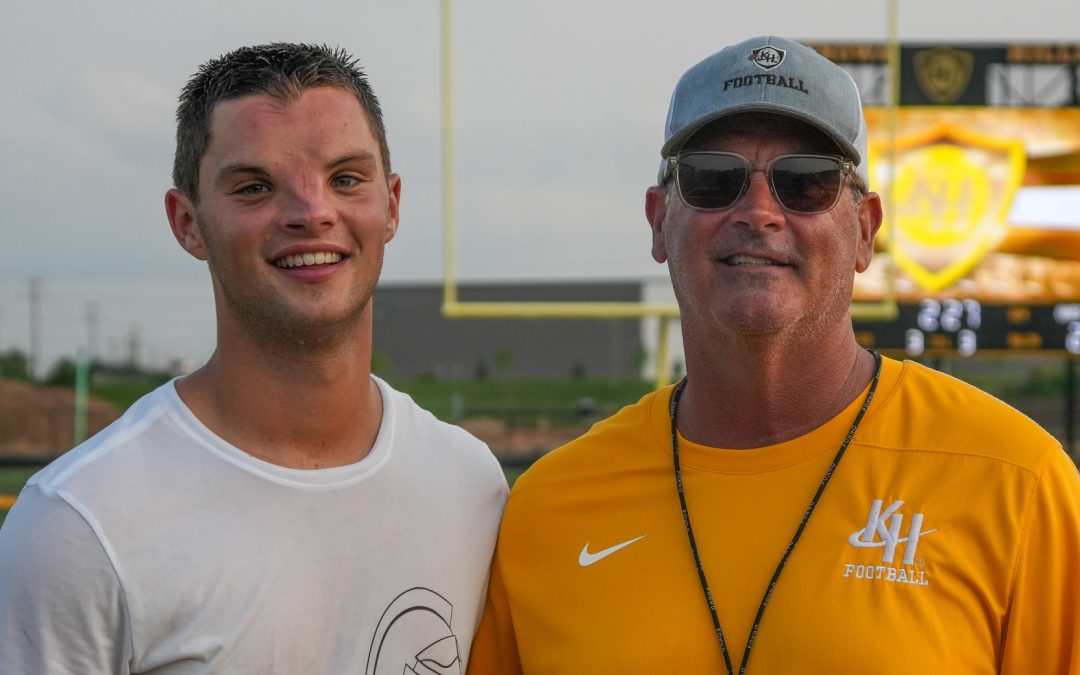 Father/son, head coach/QB: Don and Grayson Fellows trying to savor final season together at Kenowa Hills