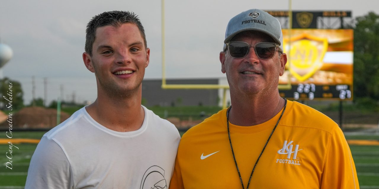Father/son, head coach/QB: Don and Grayson Fellows trying to savor final season together at Kenowa Hills