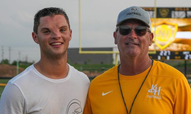 Father/son, head coach/QB: Don and Grayson Fellows trying to savor final season together at Kenowa Hills
